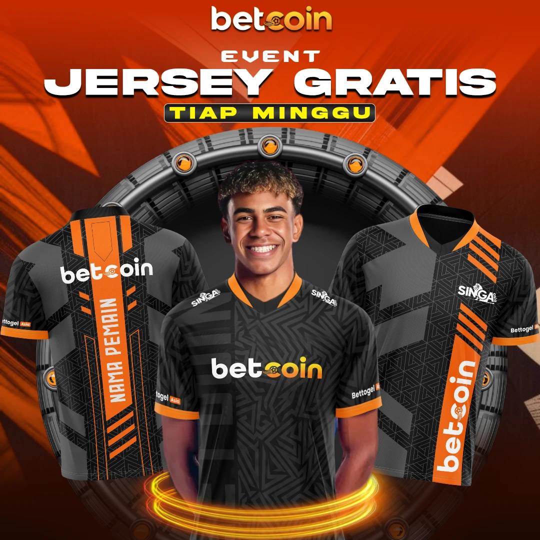 Betcoin | Jersey Gratis Buat Kamu Pecinta Bola dan eSports!